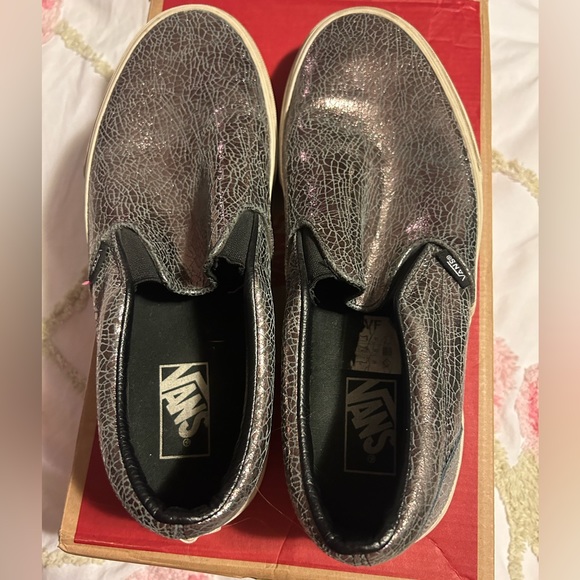 VANS CLASSIC SLIP-ON CRACKED METALLIC - Picture 5 of 9